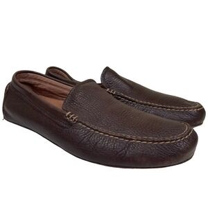 Banana Republic‎ Mens Brown Leather Slip On Driving Loafer Shoes Size 11M